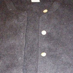 Women's Black Angora Sweater